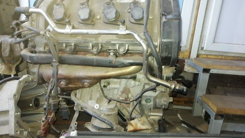 Двигатель Volkswagen Touareg 7L AXQ 2005 (б/у)