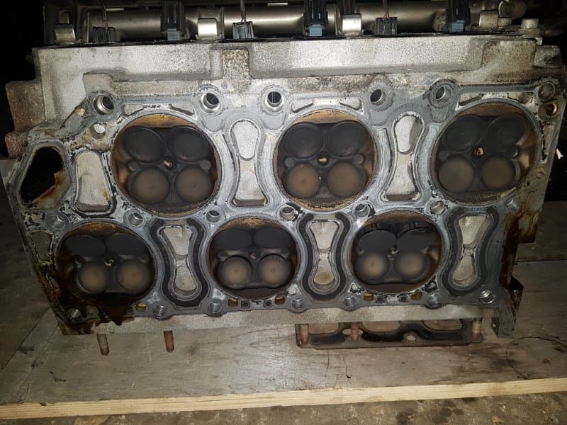 Головка блока цилиндров Volkswagen Touareg 7L AZZ 2005 (б/у)