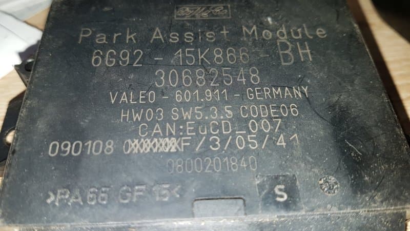 Блок управления парктрониками Volvo s80 СЕДАН B5254T10 2012 (б/у)
