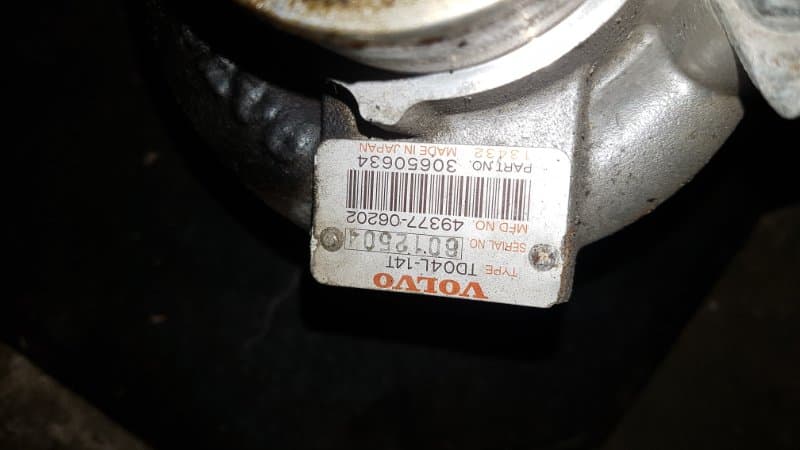 Турбина Volvo XC90 ВНЕДОРОЖНИК B5254T2 2006 (б/у)