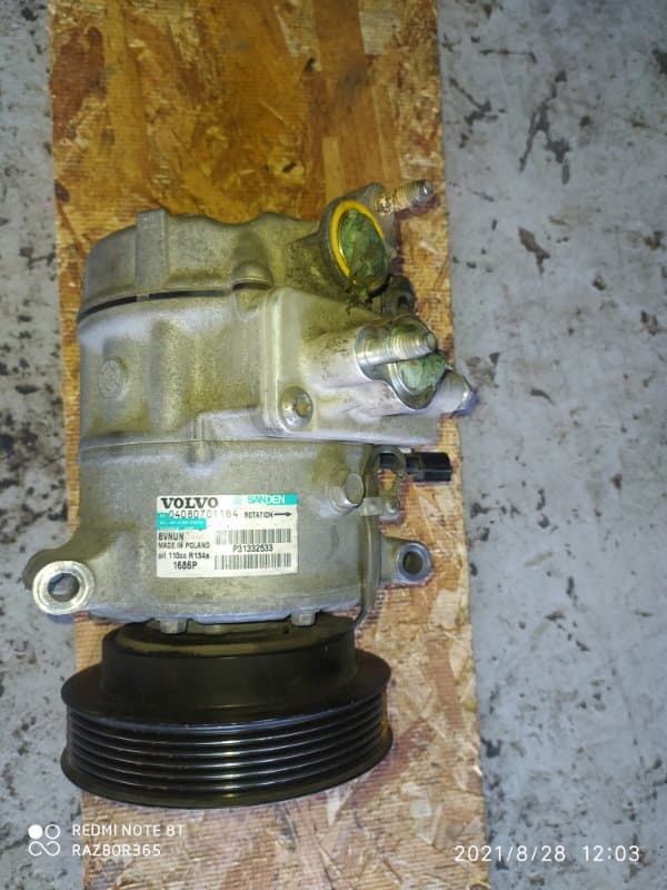 Компрессор кондиционера Volvo S60 FS B6304T 2010 (б/у)