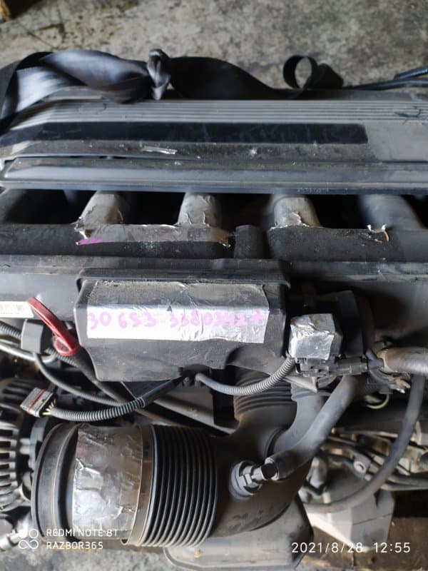 Воздушная заслонка BMW 5 E60 M54B30 2004 (б/у)