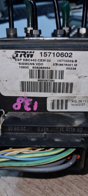 Блок abs Peugeot 407 УНИВЕРСАЛ XFV ES9A 2008 (б/у)