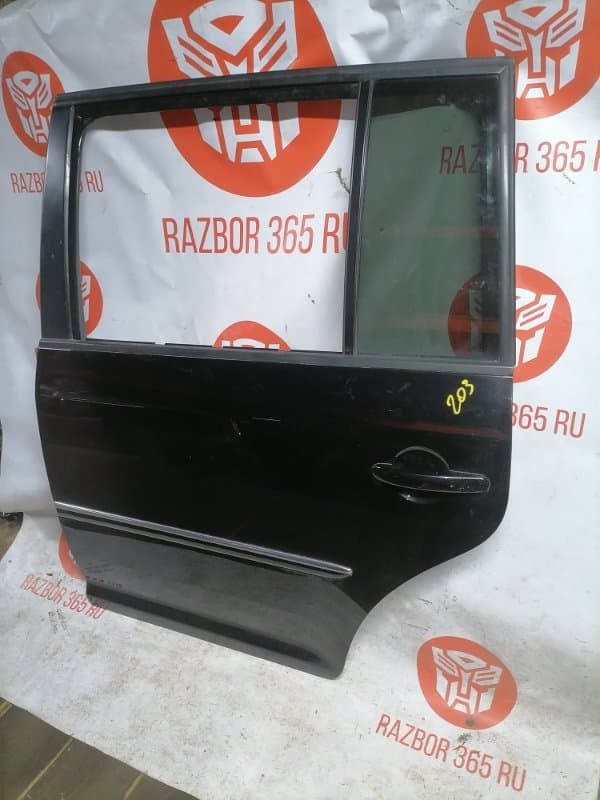 Дверь Volkswagen Touran 1T2 BLG 2008 задн. лев. (б/у)