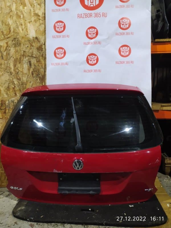 Крышка багажника Volkswagen Golf AJ5 CAX 2010 задн. (б/у)