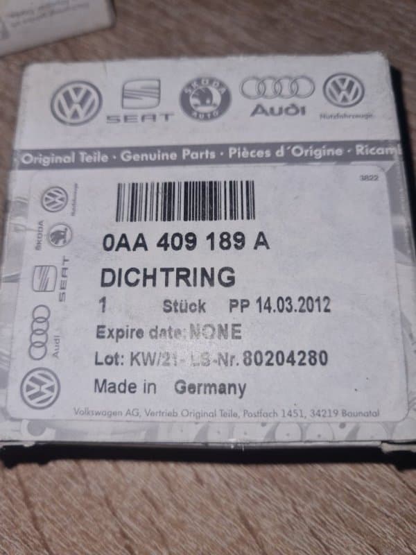 Сальник AUDI VOLKSWAGEN