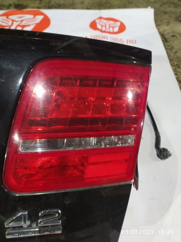 Фонарь крышки багажника Audi A8 4E2 BVJ 2008 задн. прав. (б/у)