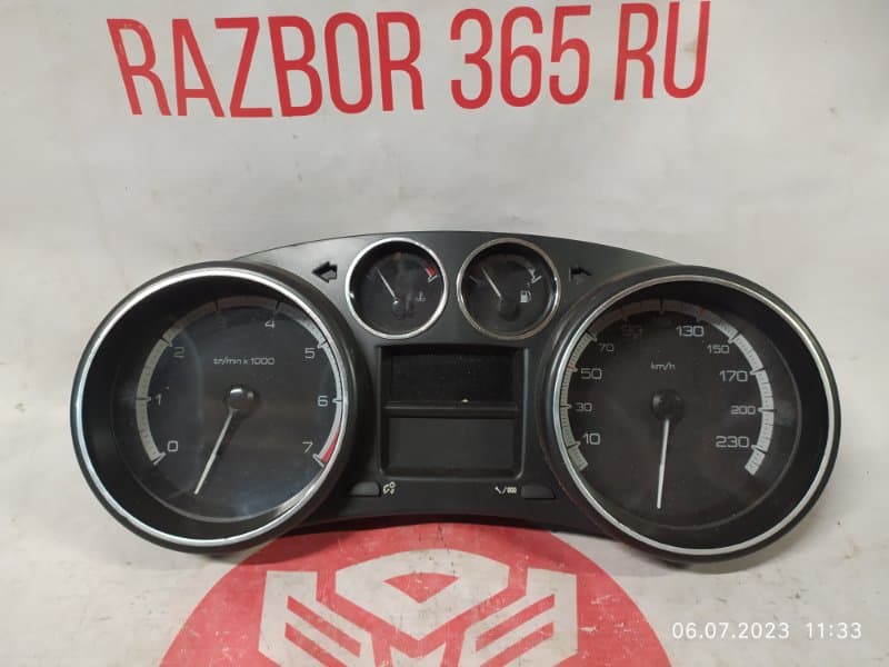 Щиток приборов Peugeot 308 4E 5F02 EP6CDT EUR 5 2010 (б/у)