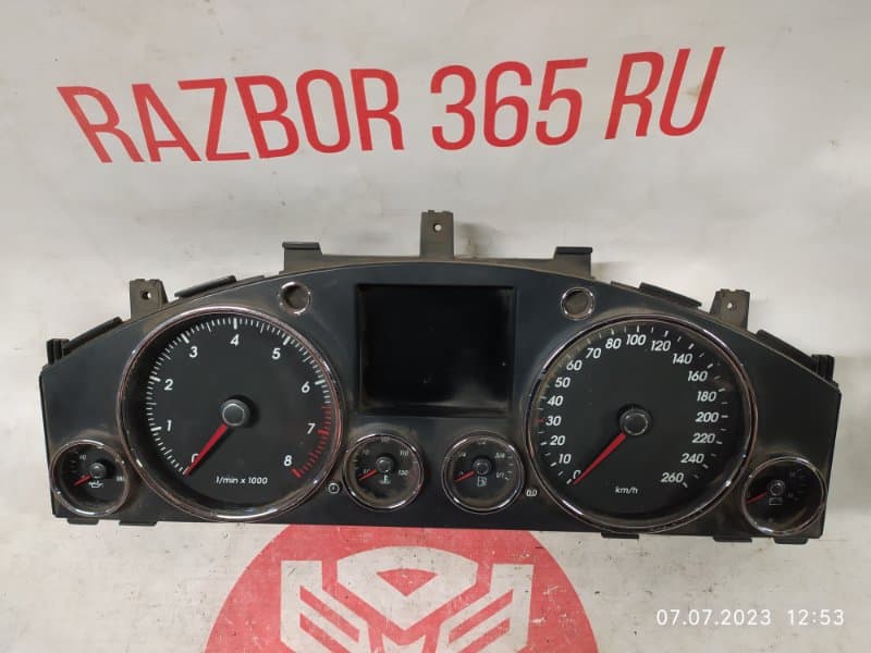ЩИТОК ПРИБОРОВ НА ЗАПЧАСТИ VOLKSWAGEN TOUAREG 7L AZZ 2004 (б/у)