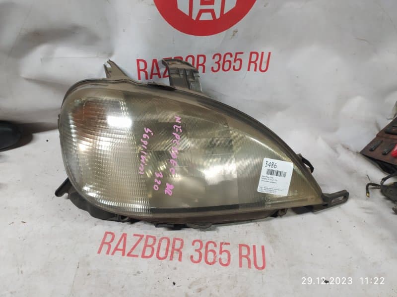 Фара галоген Mercedes ML W163 2000 перед. прав. (б/у)