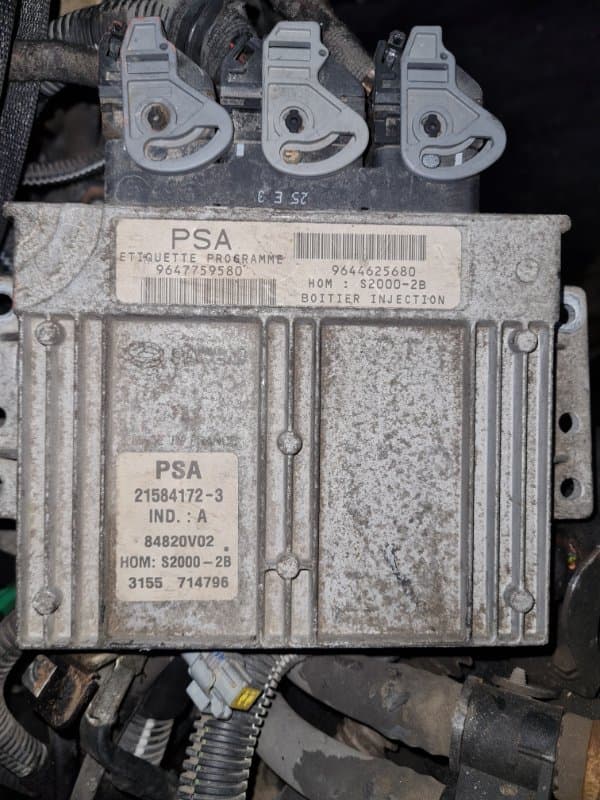 Блок управления ДВС Peugeot 206 2A KFW TU3JP 2003 (б/у)