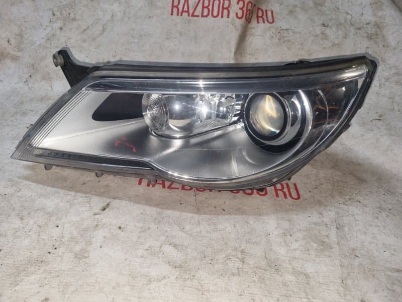 Фара ксенон адаптивный Volkswagen Tiguan 5N1 CAW 2010 перед. лев. (б/у)