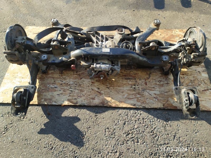 БАЛКА ПОДВЕСКИ В СБОРЕ Audi TT 8J3 CCZ 2009 задн. (б/у)