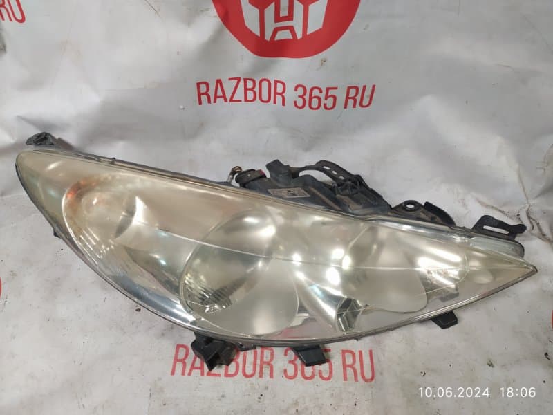 Фара галоген Peugeot 207 WK 5F01 EP6CD EUR 5 120Л.С. 2011 перед. прав. (б/у)