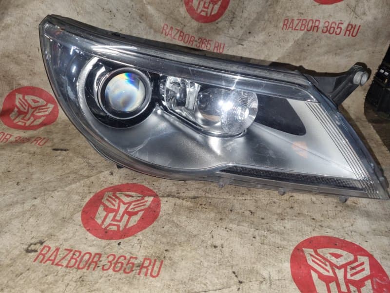 Фара ксенон адаптивный Volkswagen Tiguan 5N1 CAW 2009 перед. прав. (б/у)