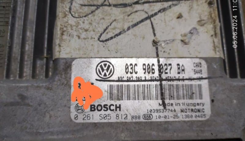 БЛОК УПРАВЛЕНИЯ ДВИГАТЕЛЯ Volkswagen Golf 5K1 CAV 2010 (б/у)