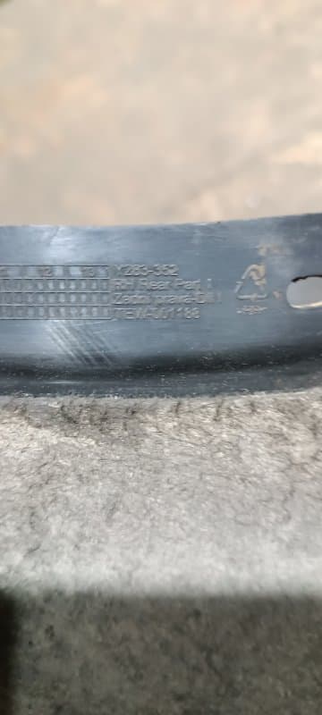 Подкрылок Volvo S60 Y20 B6304T 3.0 2012 задн. прав. (б/у)