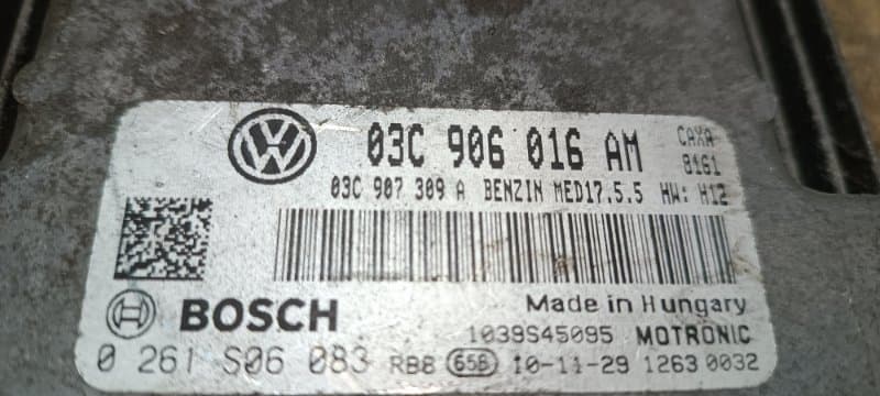 Блок управления Volkswagen Golf 5K1 CAX 2010 (б/у)