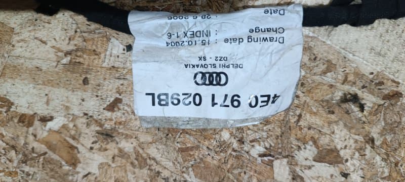 Жгут проводки Audi S8 4E BSM 2007 перед. лев. (б/у)