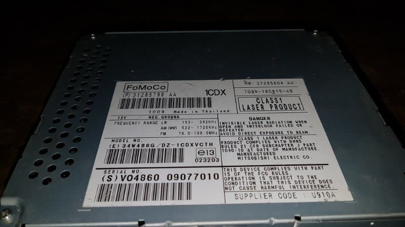 Магнитола Volvo V70 УНИВЕРСАЛ B6304T 2009 (б/у)