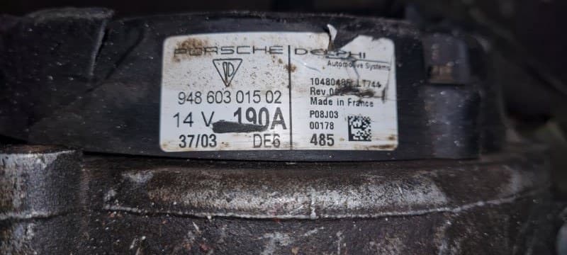 Генератор 190А Porsche Cayenne (б/у)