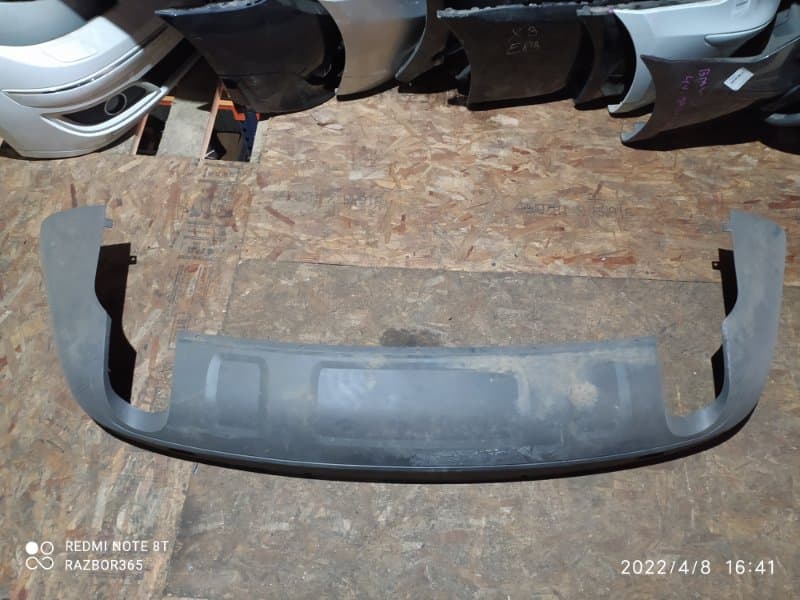 Нижняя часть бампера AUDi Q7 4L 4.2 BAR 2007 задн. (б/у)