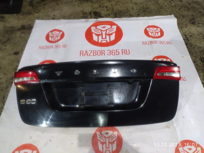 КРЫШКА БАГАЖНИКА С КАМЕРОЙ Volvo S60 FS48 B4164T 2012 (б/у)