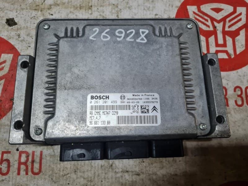 Блок управления ДВС Citroen C5 RW XFV ES9A 2010 (б/у)