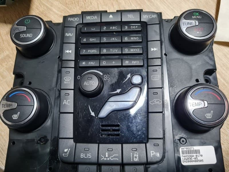 Блок управления климат-контролем Volvo S60 Y20 B4164T 2012 (б/у)