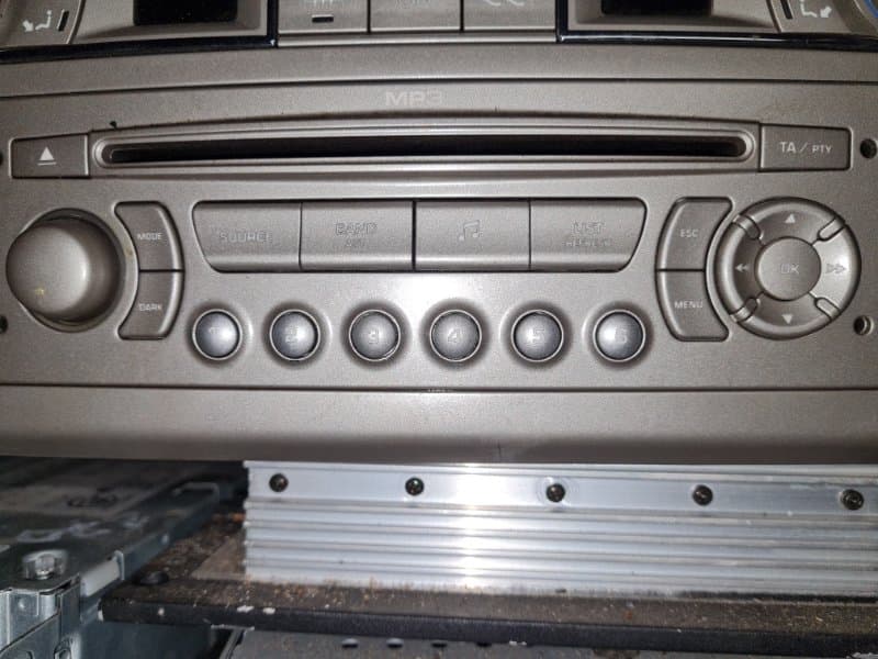 Магнитола Mp3 Citroen C5 RW XFV ES9A 2010 (б/у)