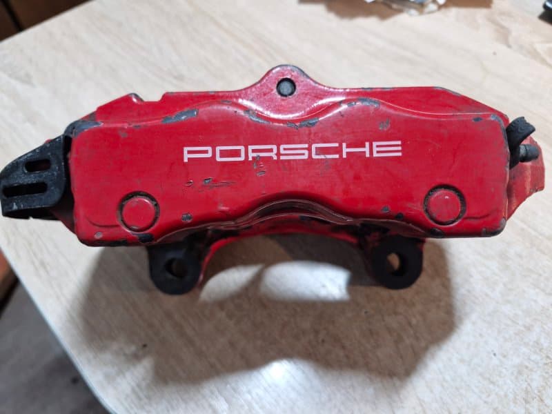 Суппорт Porsche Cayenne 955 M48.50 2004 задн. лев. (б/у)