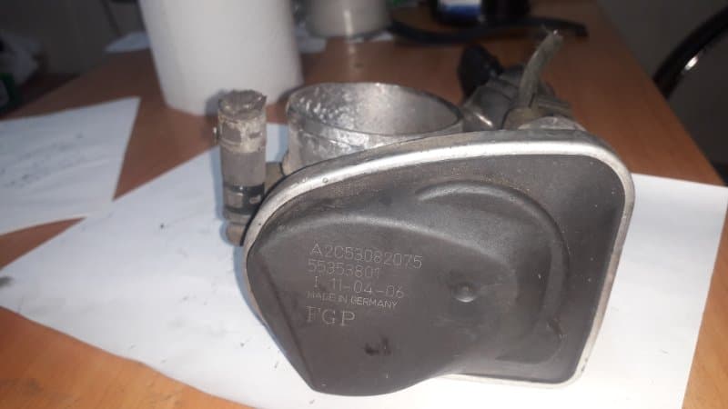 Блок дроссельной заслонки Opel Astra H H Z18XER 2006 (б/у)