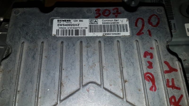 Блок управления ДВС Peugeot 307 ХЕЧБЕК RHY 2002 (б/у)