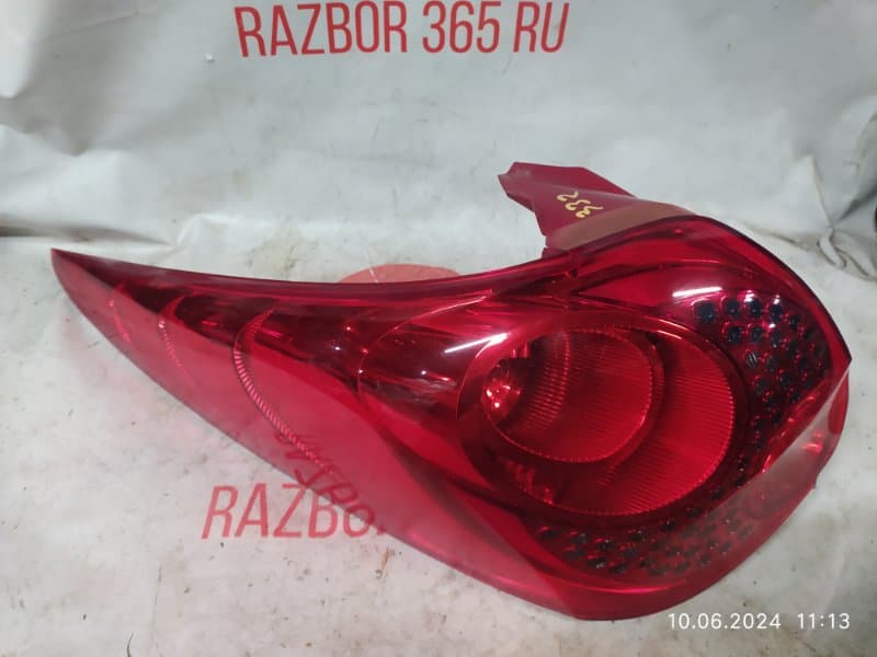 Фонарь Peugeot 207 WK 5F01 EP6CD EUR 5 120Л.С. 2011 задн. лев. (б/у)