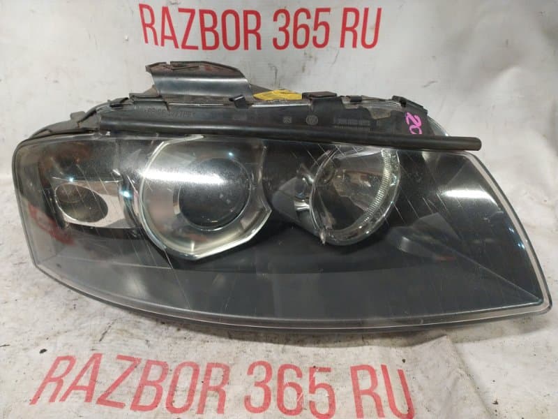 Фара ксенон линза Audi A3 8P1 AXW 2004 перед. прав. (б/у)