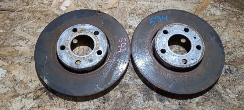 Комплект тормозных дисков Audi A6 4B2 ACK 2001 перед. (б/у)