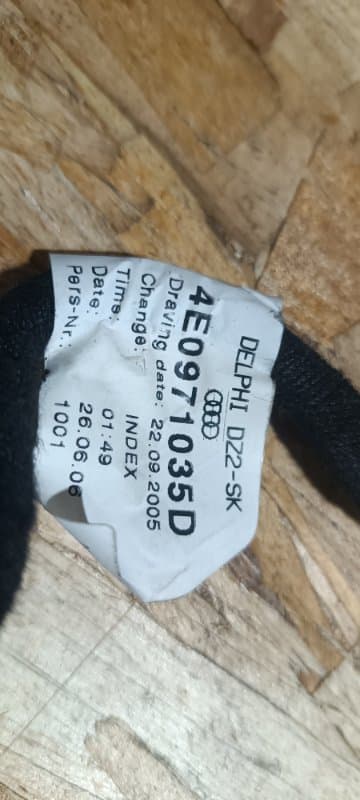 Жгут проводки Audi S8 4E BSM 2007 перед. лев. (б/у)